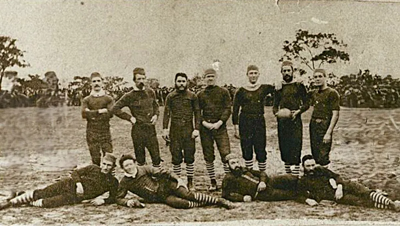 An image of Bristol Rovers team in its formative years